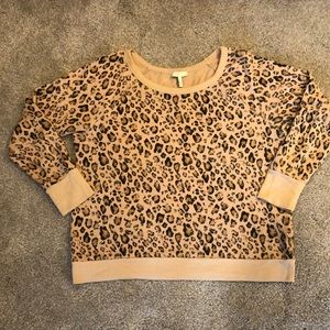 Joie Cheetah Print Sweatshirt